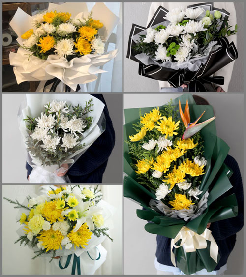 安徽池州市石台县矶滩乡洪墩村白事花束代送